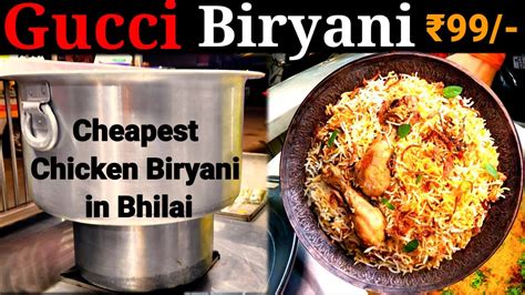 gucci biryani|guchhi dum biryani.